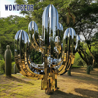 Outdoor Stainless Steel Sculpture Park Square Garden