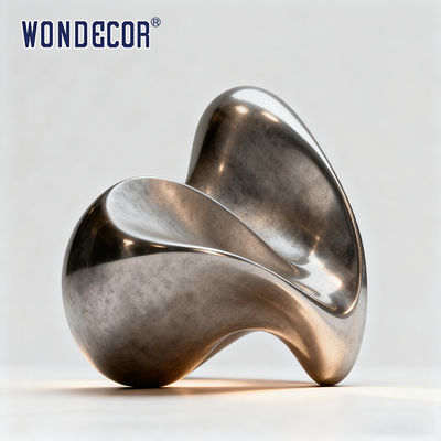 Large Outdoor Abstract Stainless Steel Sculpture 'Rhythm Wings'