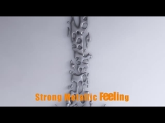 Ο καθρέφτης τελειώνει τη διακόσμηση Abstrct ξενοδοχείων γλυπτών τοίχων καταρρακτών